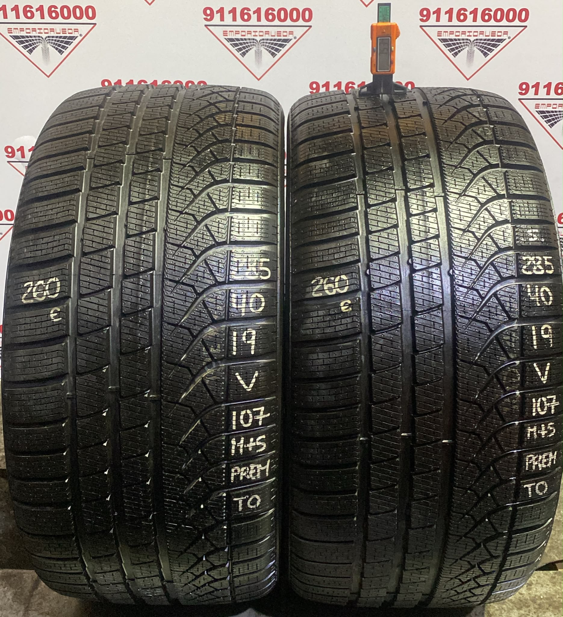 PIRELLI PZERO USADO PREMIUM M+S 285/40 R19 107 V